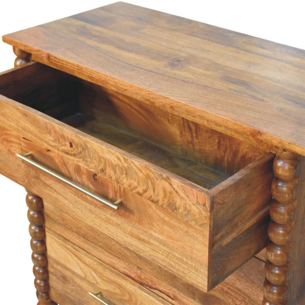 Spindle 3-Drawer Chest - Living with Luxury