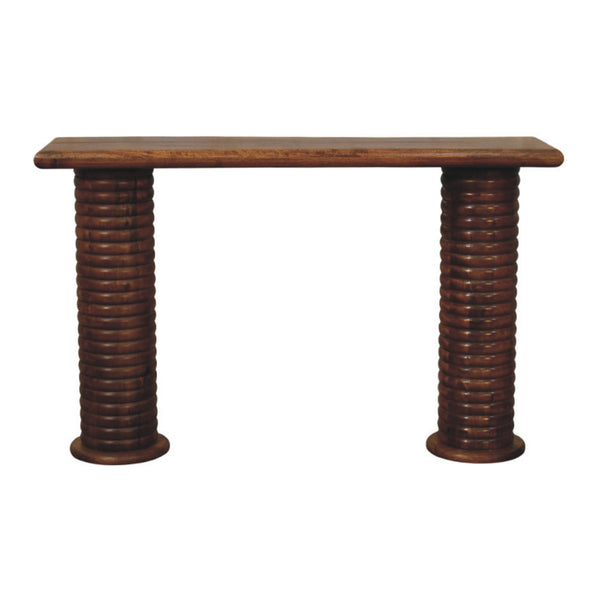Sculpted Leg Console - Living with Luxury