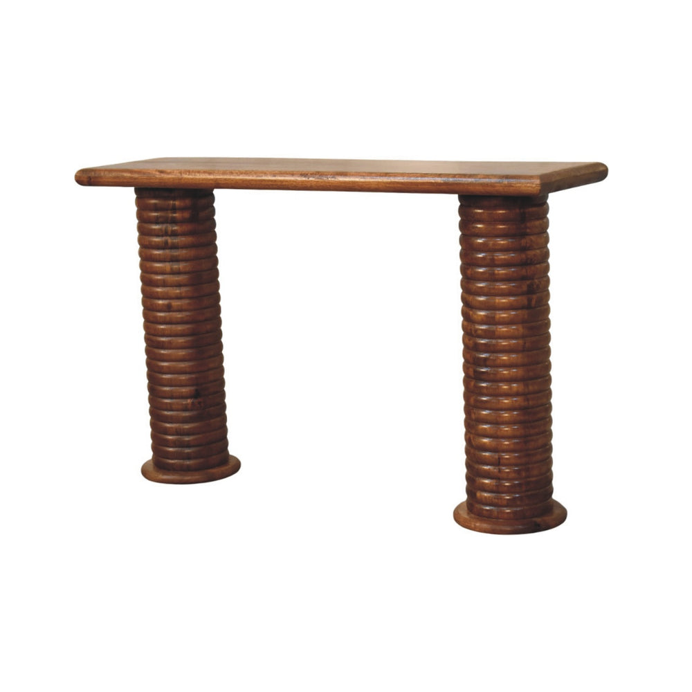 Sculpted Leg Console - Living with Luxury
