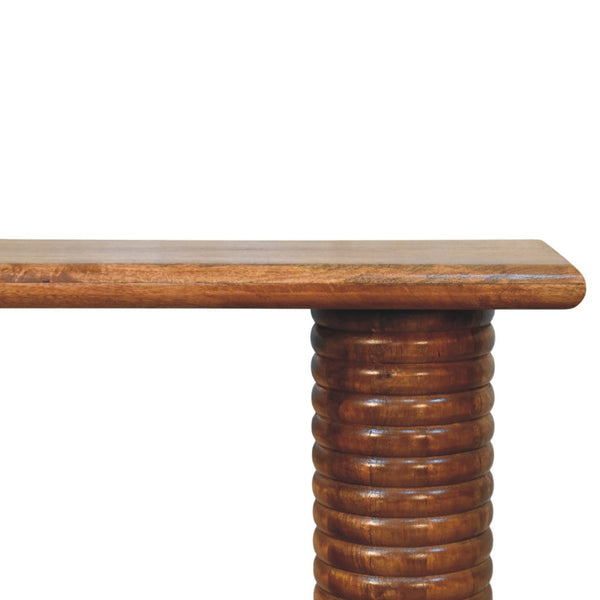 Sculpted Leg Console - Living with Luxury