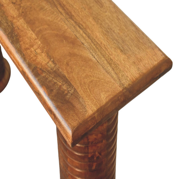 Sculpted Leg Console - Living with Luxury