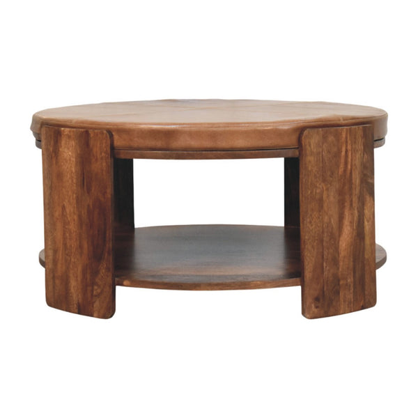 Savoy Leather Coffee Table - Living with Luxury