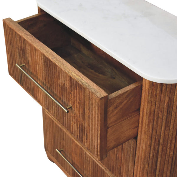 Beaumont Marble Chest - Living with Luxury