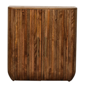 Fluted Curve Cabinet - Living with Luxury