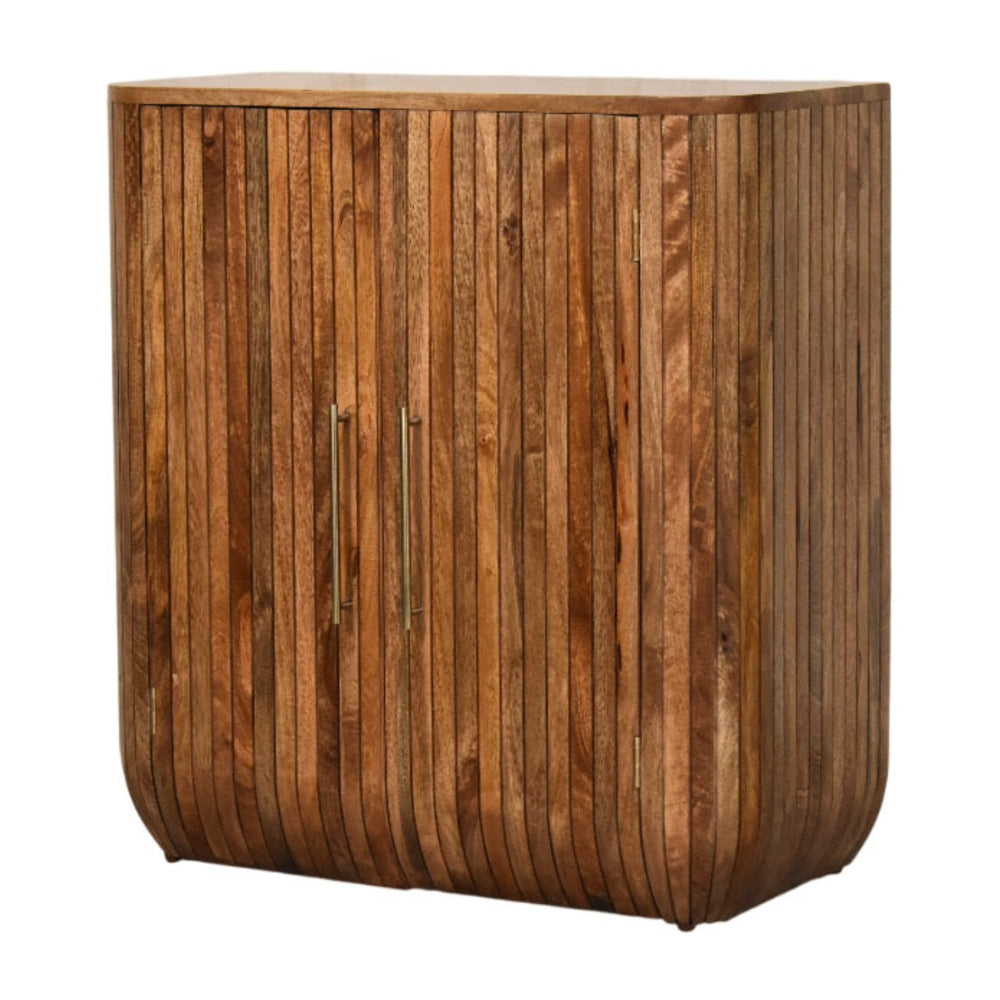 Fluted Curve Cabinet - Living with Luxury
