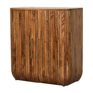 Fluted Curve Cabinet - Living with Luxury