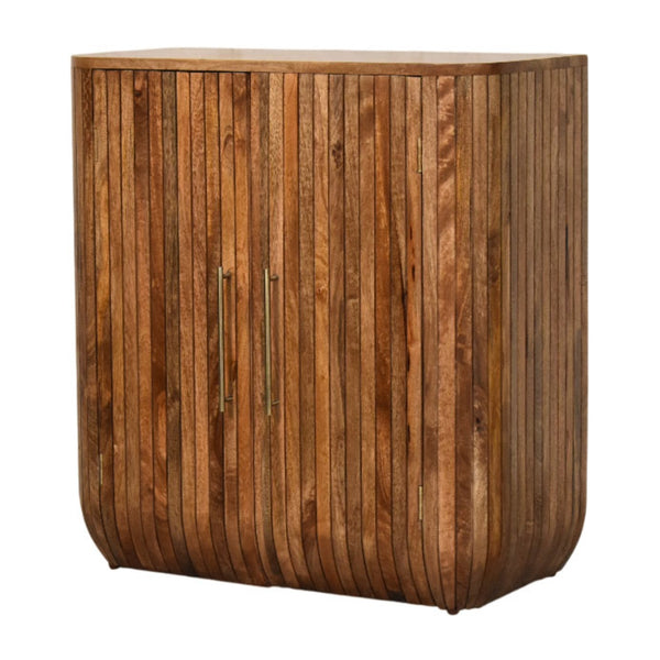 Fluted Curve Cabinet - Living with Luxury