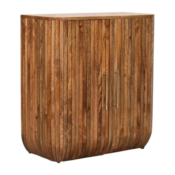 Fluted Curve Cabinet - Living with Luxury