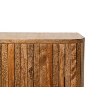 Fluted Curve Cabinet - Living with Luxury
