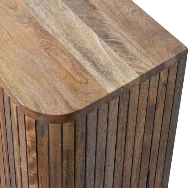Fluted Curve Cabinet - Living with Luxury