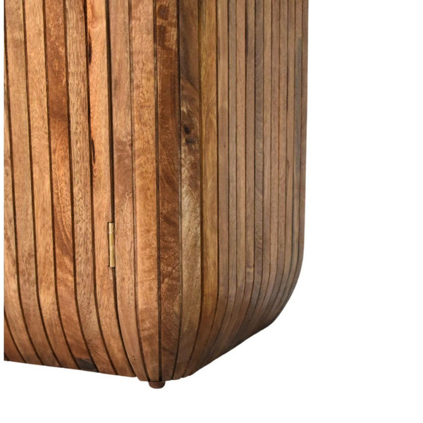 Fluted Curve Cabinet - Living with Luxury