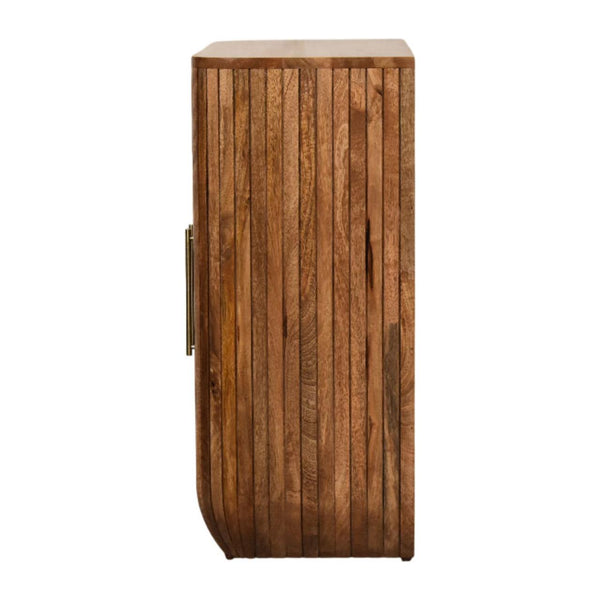 Fluted Curve Cabinet - Living with Luxury