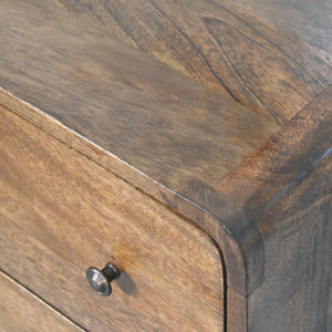 Curve Edge 3 Drawer Chest - Living with Luxury