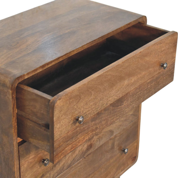 Curve Edge 3 Drawer Chest - Living with Luxury
