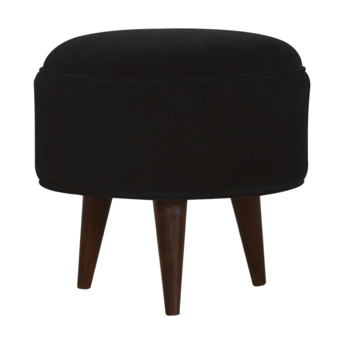 Velvet Nordic Style Footstool