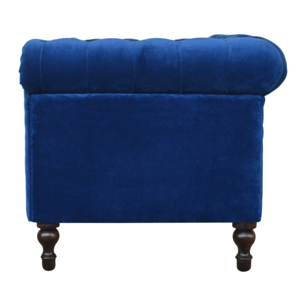 Royal Blue Velvet Chesterfield Sofa - Living with Luxury