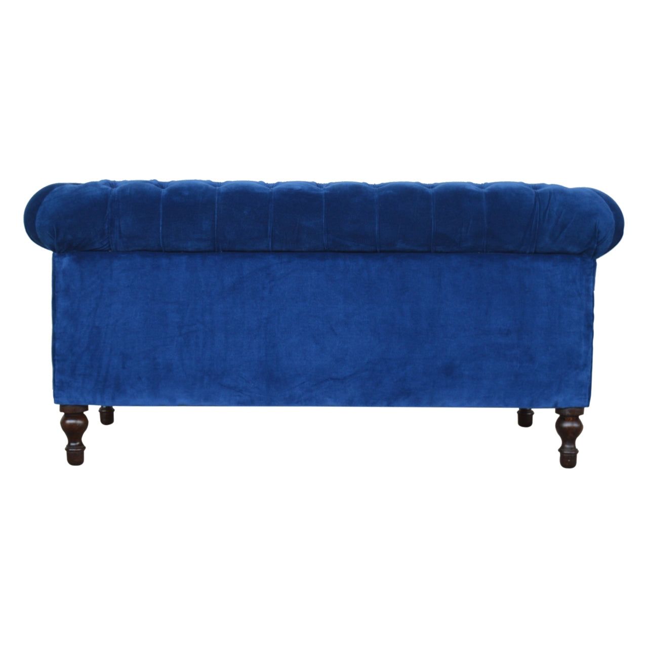 Royal Blue Velvet Chesterfield Sofa - Living with Luxury