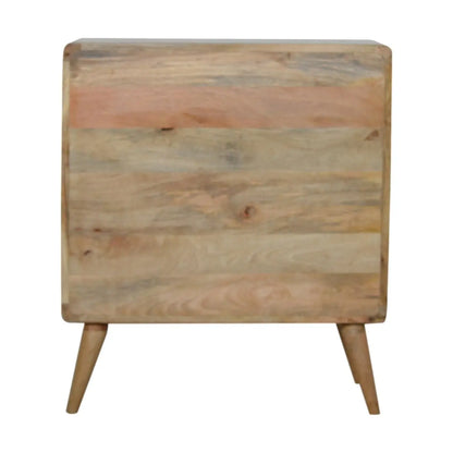 Curved Oak-ish Chest - Living with Luxury