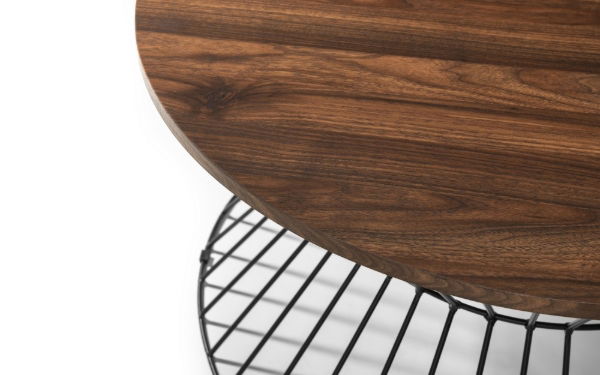 Jersey Round Wire Coffee Table - Living with Luxury