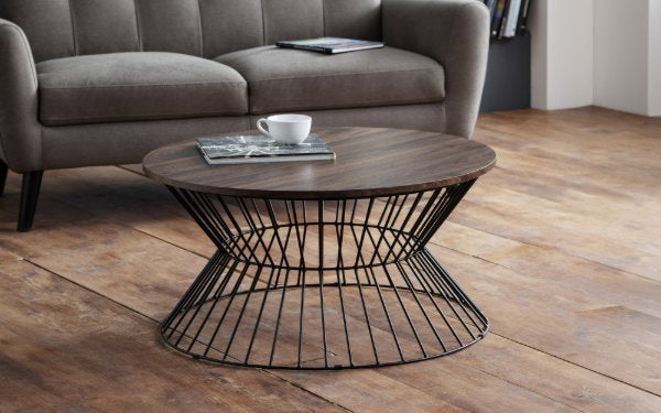 Jersey Round Wire Coffee Table - Living with Luxury