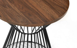 Jersey Round Wire Lamp Table - Living with Luxury