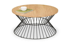 Jersey Round Wire Coffee Table - Living with Luxury