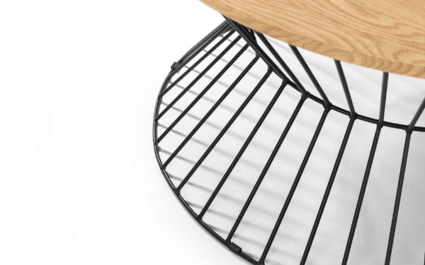 Jersey Round Wire Coffee Table - Living with Luxury