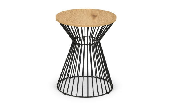 Jersey Round Wire Lamp Table - Living with Luxury