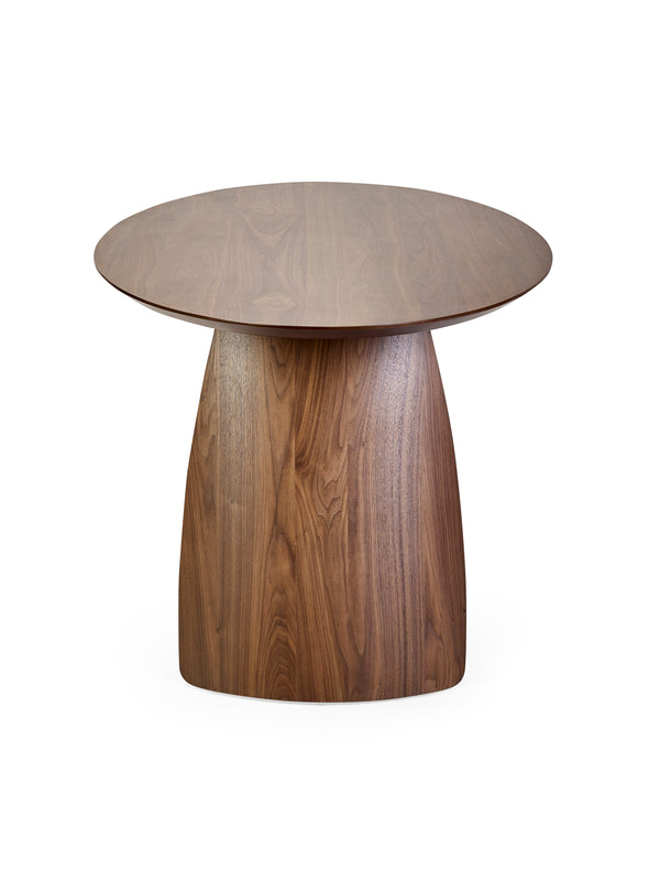 Julius Oval 4-6 Seater Dining Table - Walnut Effect - Living with Luxury
