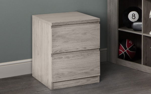 Jupiter 2 Drawer Bedside - Living with Luxury