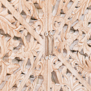 Wooden Ornate Carved Mirror Door Sideboard – view 12