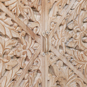 Wooden Ornate Carved Mirror Door Sideboard – view 5