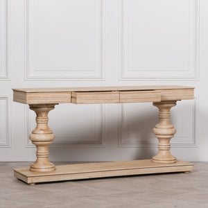 180cm Wooden Console Table with Drawers – view 4