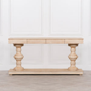 180cm Wooden Console Table with Drawers – view 3