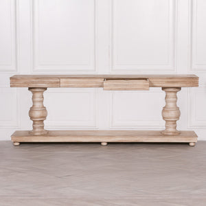 Wooden Console Table with Drawers – view 8