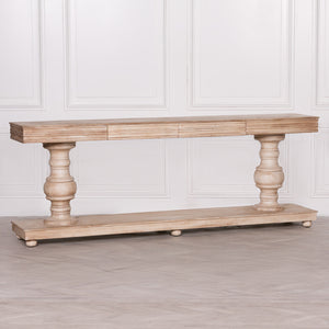 Wooden Console Table with Drawers – view 7