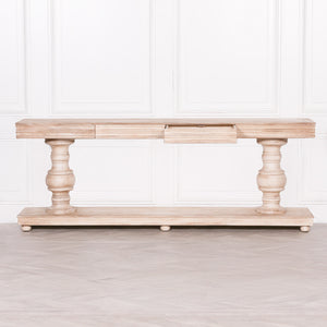Wooden Console Table with Drawers – view 6