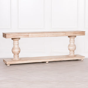 Wooden Console Table with Drawers – view 2