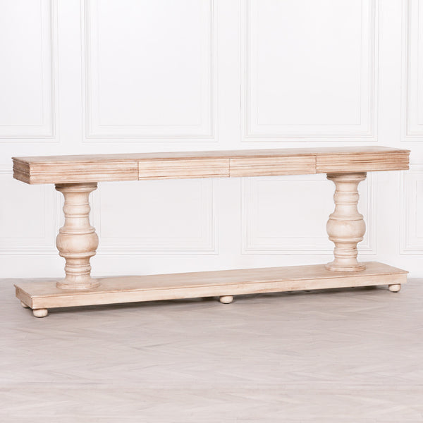 Wooden Console Table with Drawers – view 2