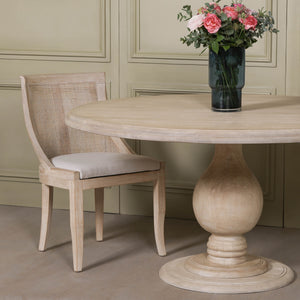 Blanche Wooden Round Dining Table 152cm – view 2