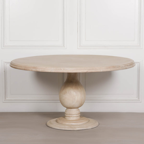 Blanche Wooden Round Dining Table 152cm – view 4