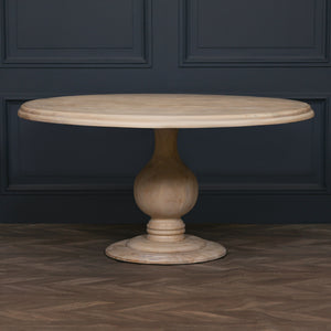 Blanche Wooden Round Dining Table 152cm – view 10