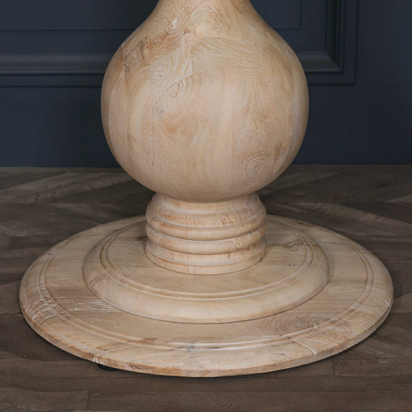 Blanche Wooden Round Dining Table 152cm – view 12