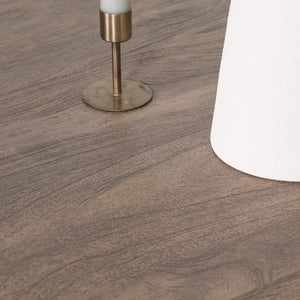Black Wooden Round Column Dining Table – view 5
