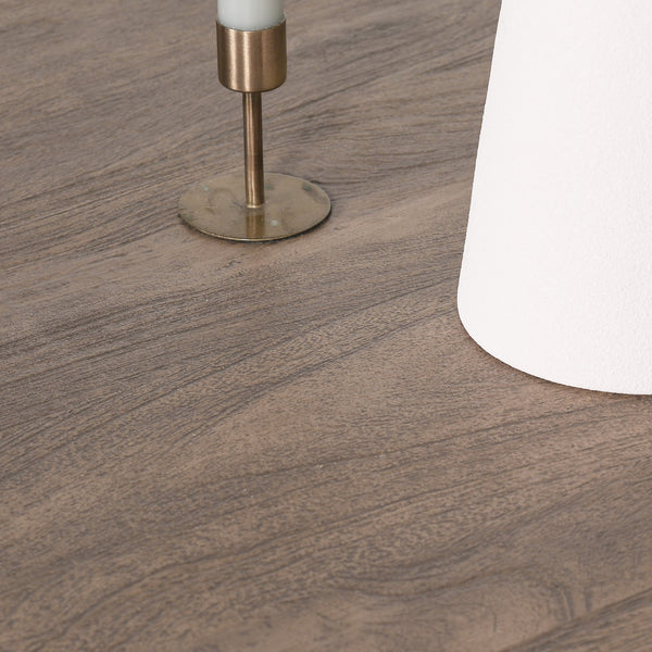 Black Wooden Round Column Dining Table – view 5