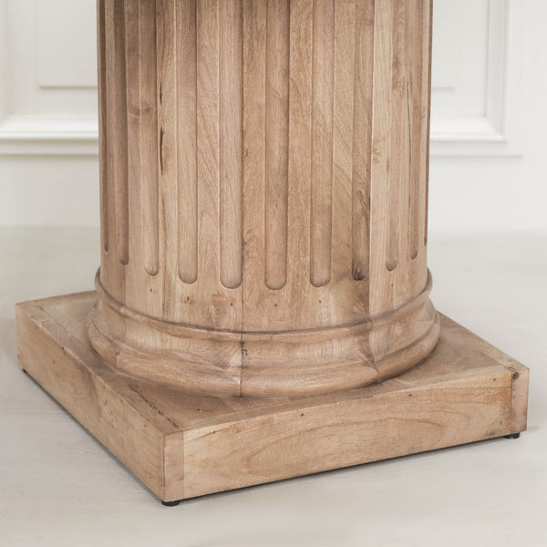 Wooden Column Rectangular Dining Table 220cm – view 3