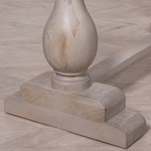 Blanche Wood Rustic Rectangular Dining Table 260cm – view 3