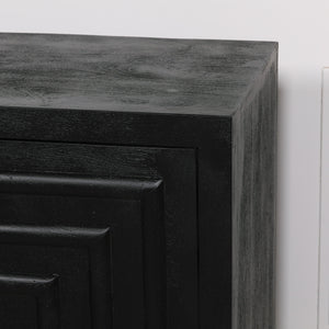 Black Wooden Contemporary Sideboard – view 3