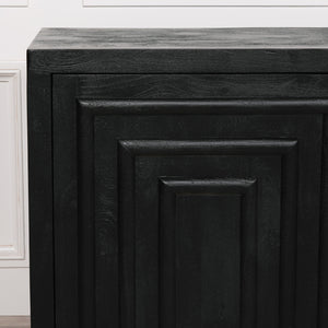 Black Wooden Contemporary Sideboard – view 2
