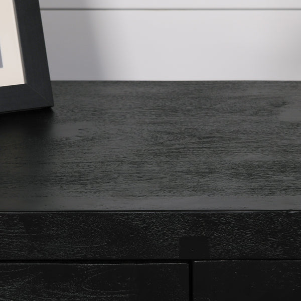 Black Wooden Contemporary Sideboard – view 6
